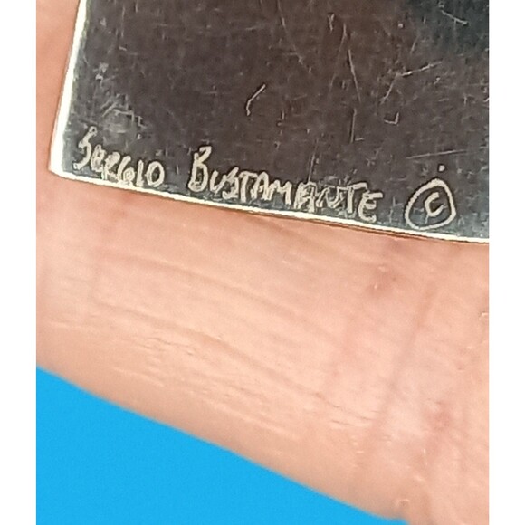 SERGIO BUSTAMANTE Guernica Double Faces Pendants Necklace - Picture 7 of 12